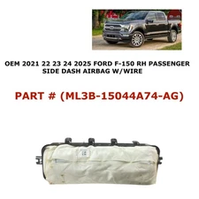 2021 2022 2023 2024 2025 Ford F150 right side dash airbag ML3B-15044A74-AG