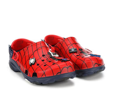 Kids Crocs Team Spider-Man All-Terrain Clogs Size J2, New With Tags