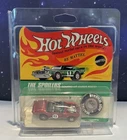 Vintage 1969 Hot Wheels Redline On Card w/ Badge/Case! Red Light My Firebird