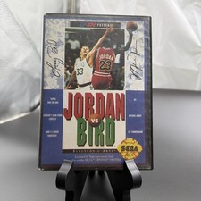 Jordan vs Bird Sega Genesis With Manual NBA Basketball