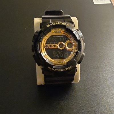 Casio G-SHOCK GD-100GB Black/Gold Digital Quartz Resin Strap 200m