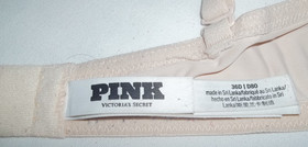 VICTORIA'S SECRET PINK Wear Everywhere Wireless Push-Up  Bra  size 36 D