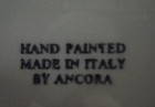 Vintage Heavy Hand Painted Italian Pottery by Ancora 14" Vibrant Serving Platter — photo 2