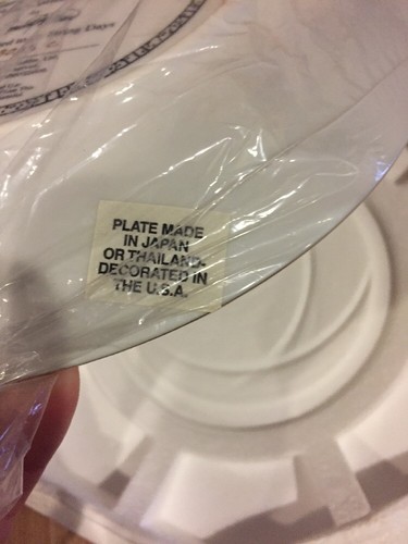 E1) Star Wars Plate Hamilton Collection Star Destroyer Vehicle Limited 28 COA - Picture 4 of 4