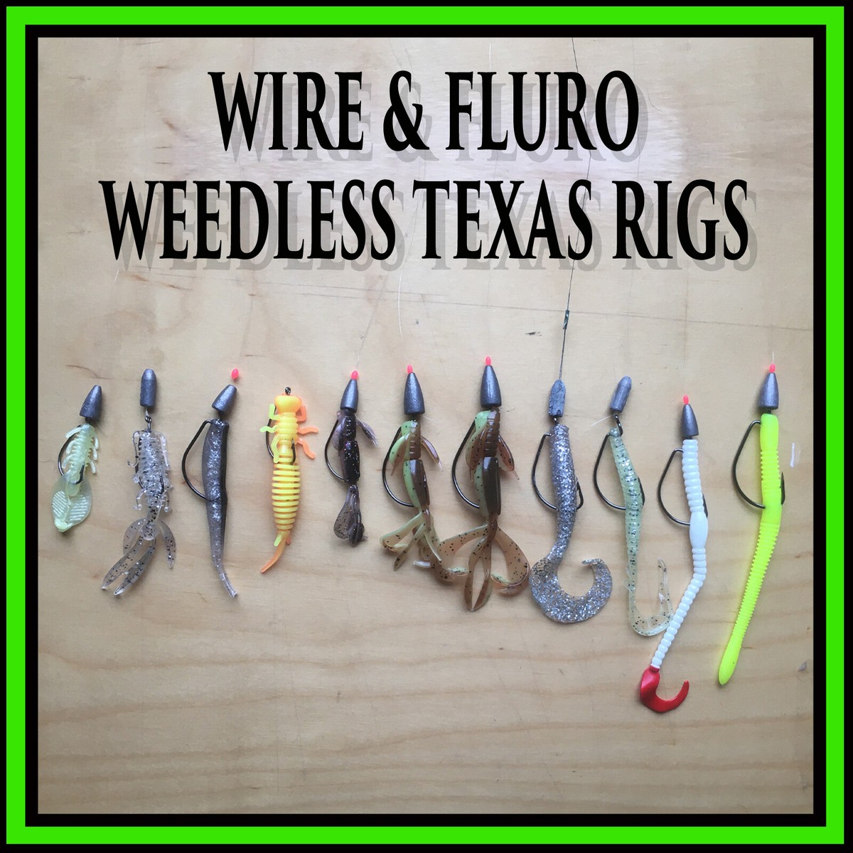 Texas Setup For Bass Fishing Bass Rigs How To Hook Up A Texas