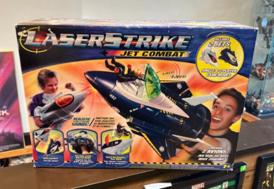Laserstrike Jet Combat Toy SEALED 2002 K'nex Vivid Tech 2 Fighter
