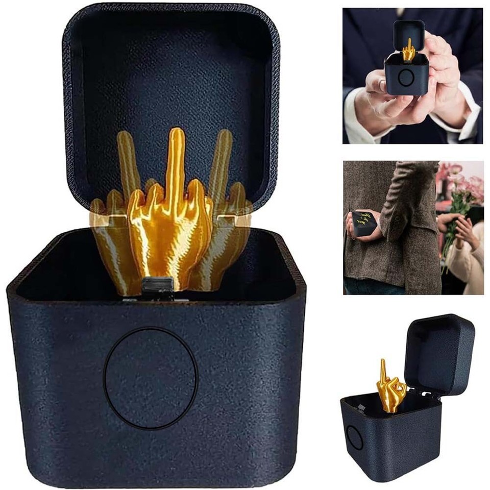 3D Mittelfinger Kühlschrankmagnet - Lustiger Fuck Off Gag Für Büro & Küche