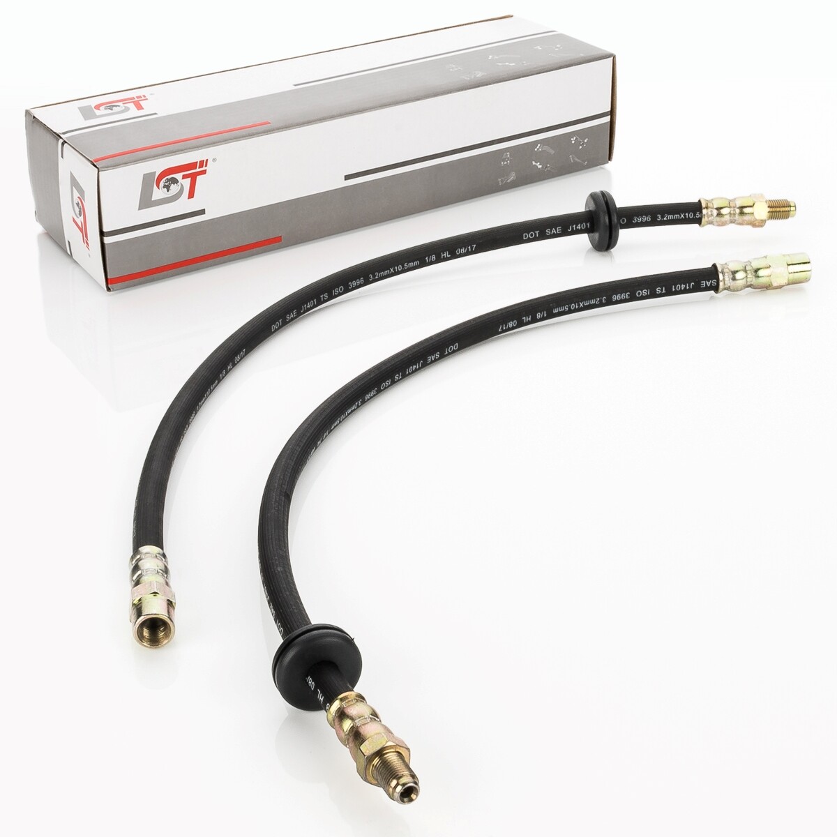 2x Brake Hose Front for BMW X5 E53 - 480 mm