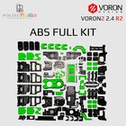 Voron 2.4 R2 Full Abs Printed Parts Kit Multi Colors + Stealthburner + Inserts