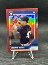 EDOUARD JULIEN 2024 Donruss RED OPTIC PRIZM 36/99 Minnesota