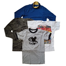 Boys Clothing Lot of 4 Shirt S M Multicolor Nike Marvel Disney Long Short Sleeve
