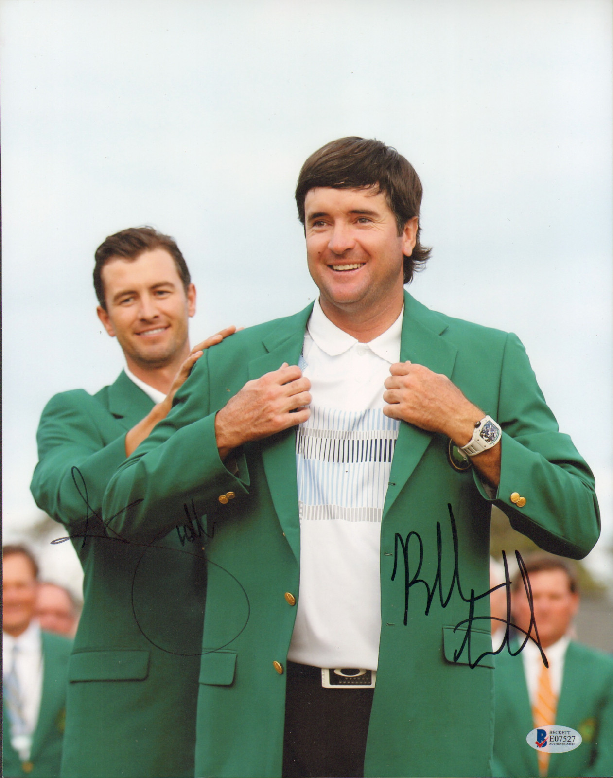 Bubba Watson Autographed Signed ADAM SCOTT AUTO'D 11X14 PHOTO BAS COA E07527 PGA MASTERS 