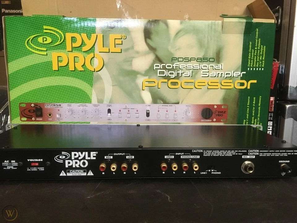 Pyle-Pro PDSP850 19'' Rack Mount Professional Digital Processor Sampler NIB - Image 2 of 4