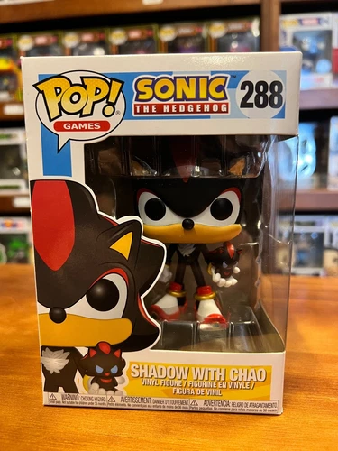 Pop Games Sonic The Hedgehog Shadow With Chao Funko Pop Vinyl EXPERT PACKAGING