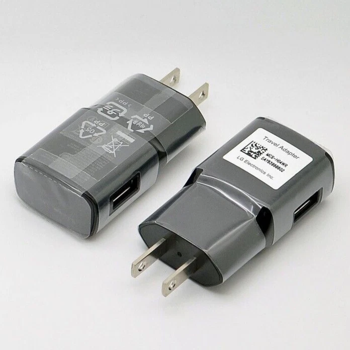 Carregador de parede USB carregamento rápido original LG 15W para ThinQ V60 V40 G8 G7 G6 X Power - Imagem 2 de 4