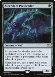 Ascendant Packleader - Innistrad: Crimson Vow #186/277 Rare