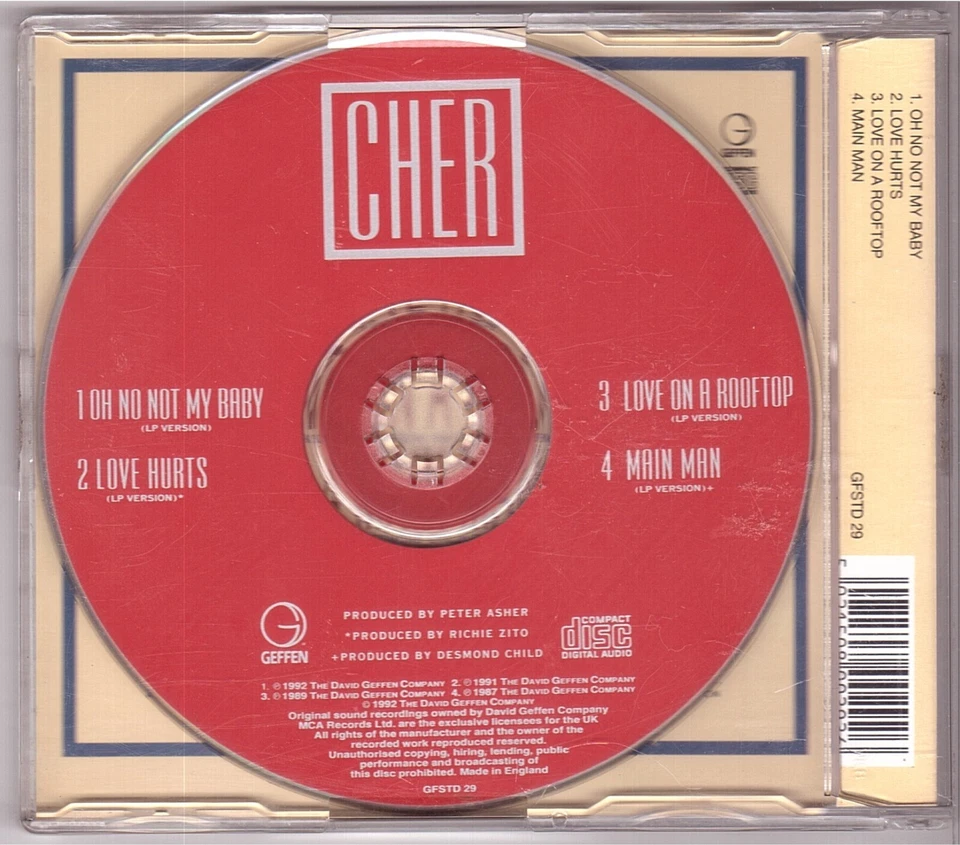 Cher - Oh No Not My Baby (Maxi-CD 1992) - Bild 2 von 2