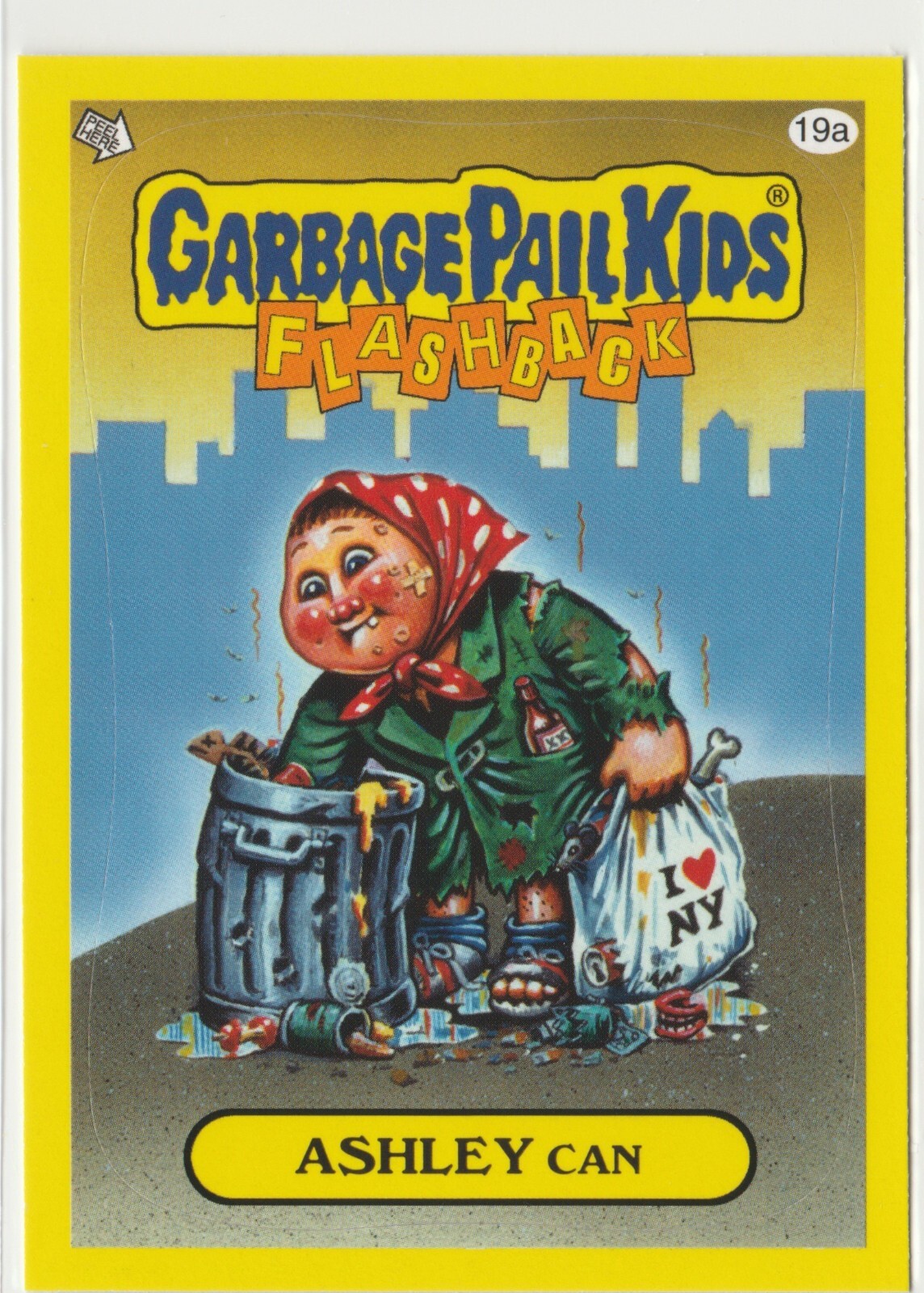 Ashley Can Garbage Pail Kids 2011 Flashback Series 3 FB3 Card #19a