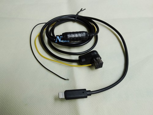 CABLE ADAPTADOR AUX IN INTERFAZ IP-BUS PIONEER IPHONE 14 13 12 11 X 8 7 6 PLUS - Imagen 3 de 4