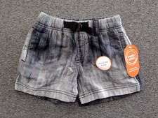 Wonder Nation boys black And Gray Buckle Up shorts Wonder Nation XS 4-5