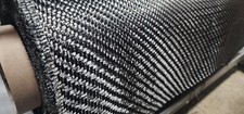 2x2 Twill Carbon Fiber Fabric Cloth 24k 670gsm 50" 10 Yards SALE 24k