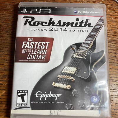 Rocksmith 2014 Edition PlayStation 3 PS3 Game With Manual No Cable 