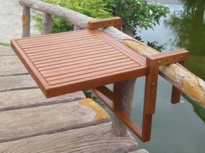 Garden Pleasure Balkonhängetisch BERKELEY Eukalyptus 65cm Balkontisch Hängetisch