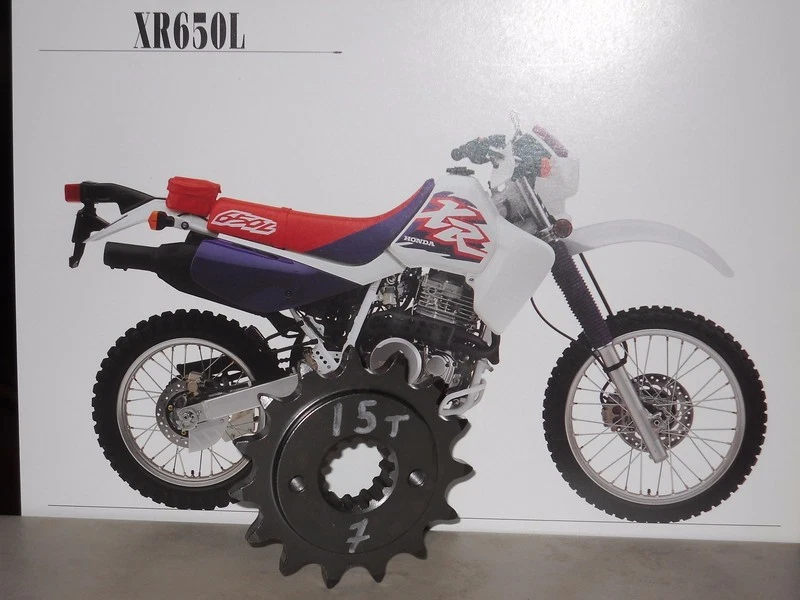 Honda XR650L  FRITZCO 15T MAXIMUM SPLINE CONTACT DOUBLE LIFE FRONT SPROCKET - Bild 1 von 1