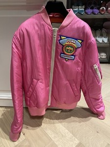 pink gucci bomber jacket