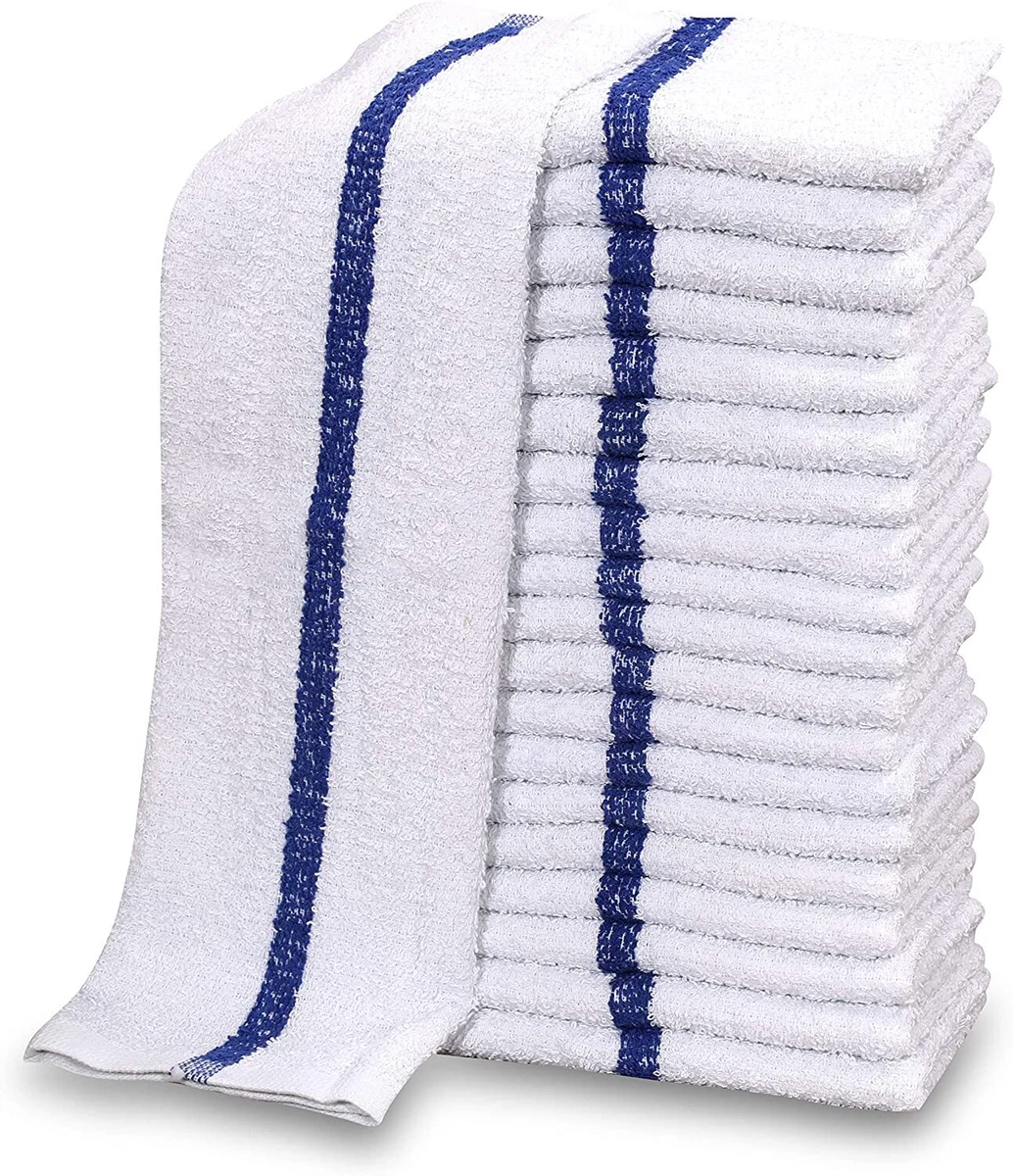 12pk Bar Mop Cloth and Towel White - MU Kitchen