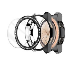 Protection écran haute qualité + bague lunette + étui pour Samsung Gear S3 Frontier R765V