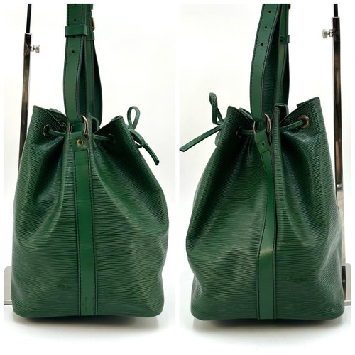 Auténtico bolso Louis Vuitton Epi Noe con cordón de hombro verde Borneo M44104 - Imagen 6 de 18