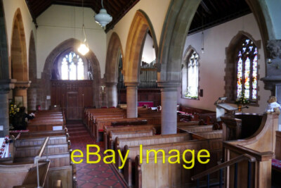 Photo 6x4 Nave and north aisle at St Leonard's Clent  c2014
