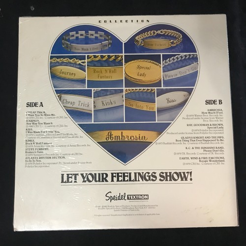 SPEIDEL PRESENTS Let Your Feelings Show LP 1981 Roulette Compilation NEW SEALED - Picture 2 of 2