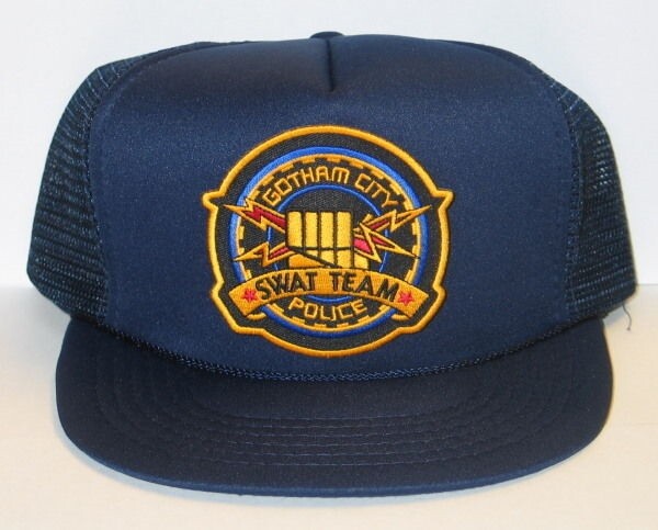 1/43 ゴッサム市警 SWAT ポリス ゴッサム バットマン アメコミ Batman Gotham City Police Swat Team Patch on a Blue Baseball Cap