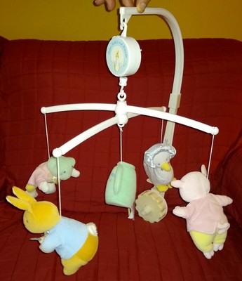 Eden Beatrix Potter Peter Rabbit Musical Crib Mobile Peter Frog