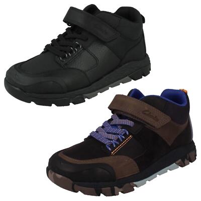 Jungen Clarks PlayPrints 'Rex' Stiefeletten Steggy 2 Glow