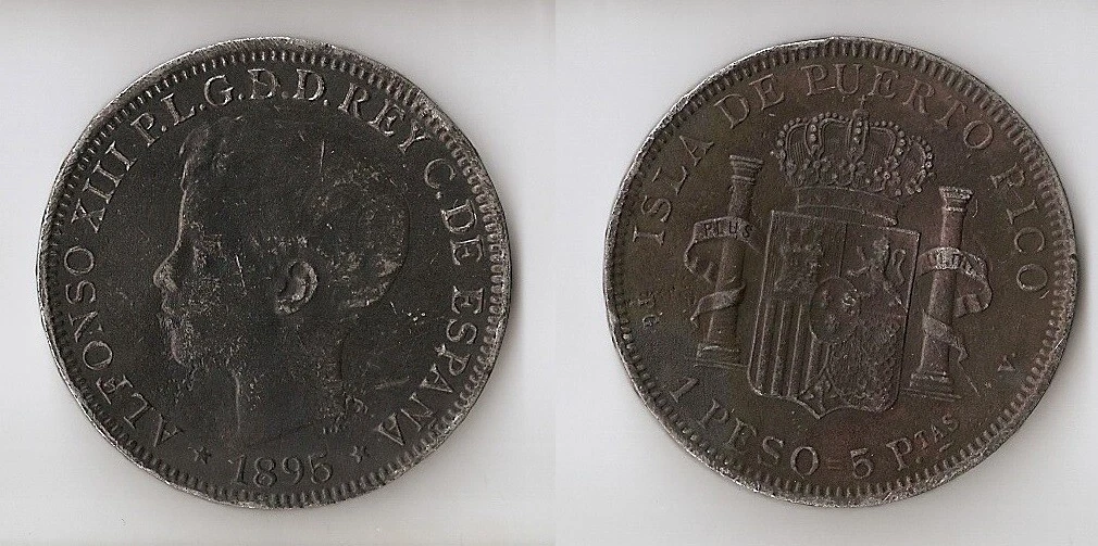 1895 Year Puerto Rican Coins for sale | eBay