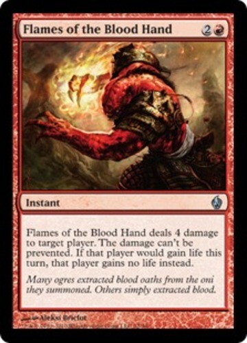 Flames of the Blood Hand - Foil LP, English MTG Premium Deck Series: Fire and Li - Picture 1 of 1