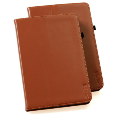 Premium leather cover for Apple iPad mini 4 tablet protective cover case bag Brown