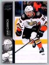 Sam Carrick 2021-22 Upper Deck HOCKEY #501 Anaheim Ducks