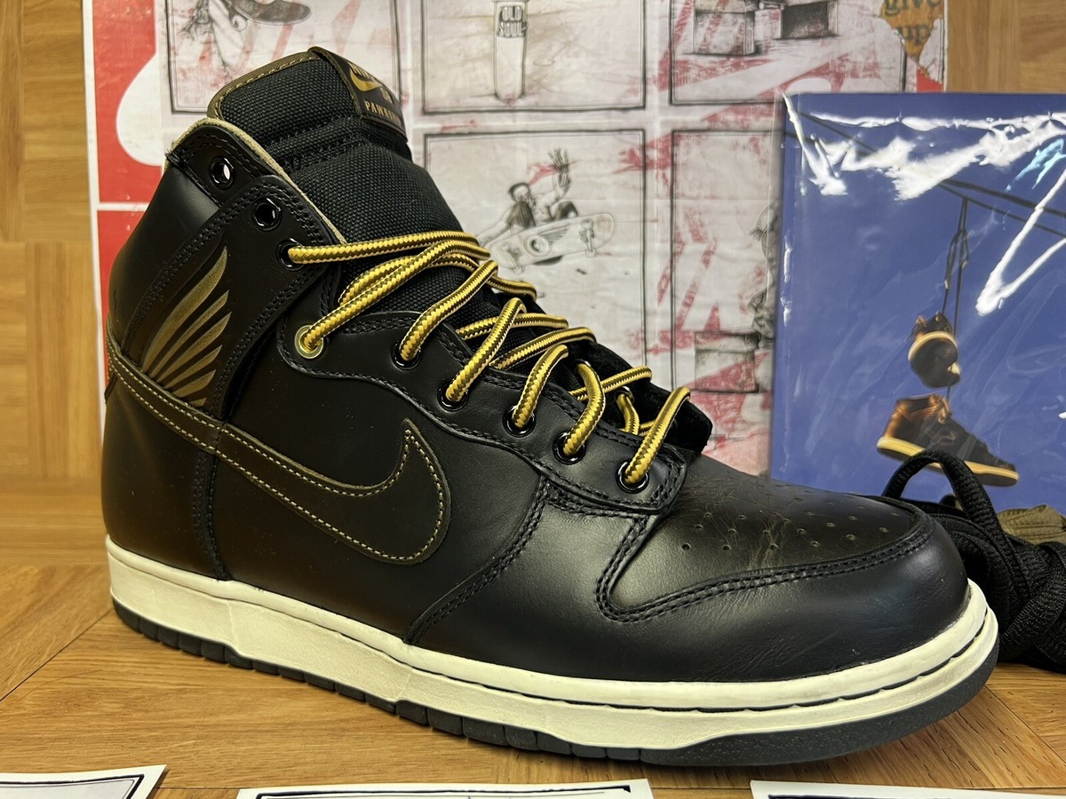 靴 NIKE DUNK HIGH \"Black Old \" Nike Dunk High Vintage Panda Black Shoes Sz 11 Women's 9.5