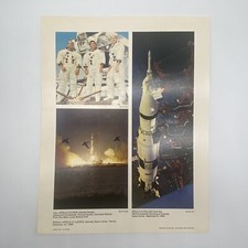 Vintage NASA Apollo 12 Print 11 x 14