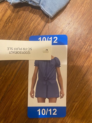 GAP Girl's Short Puff Sleeve One Piece Romper blue, pink floral, navy floral - Picture 4 of 17