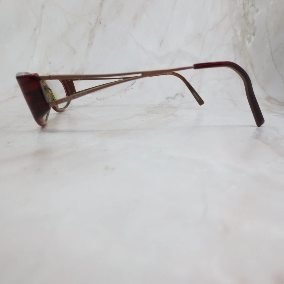 Armação de óculos Anne Klein AK8049-135 feminina borgonha vermelha aro completo 54-15-130 - Imagem 3 de 4