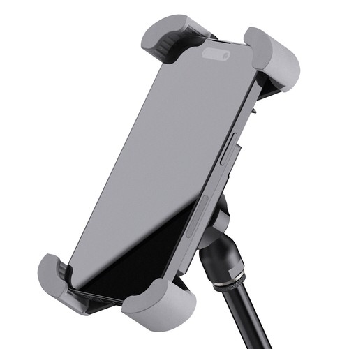 K-M 19753 Smartphone Soporte Móvil Soporte para Trípode Micrófono con Paño Keepdrum - Imagen 2 de 7