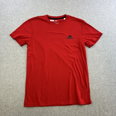 Adidas Ultimate Shirt Mens Small Red Short Sleeve Casual