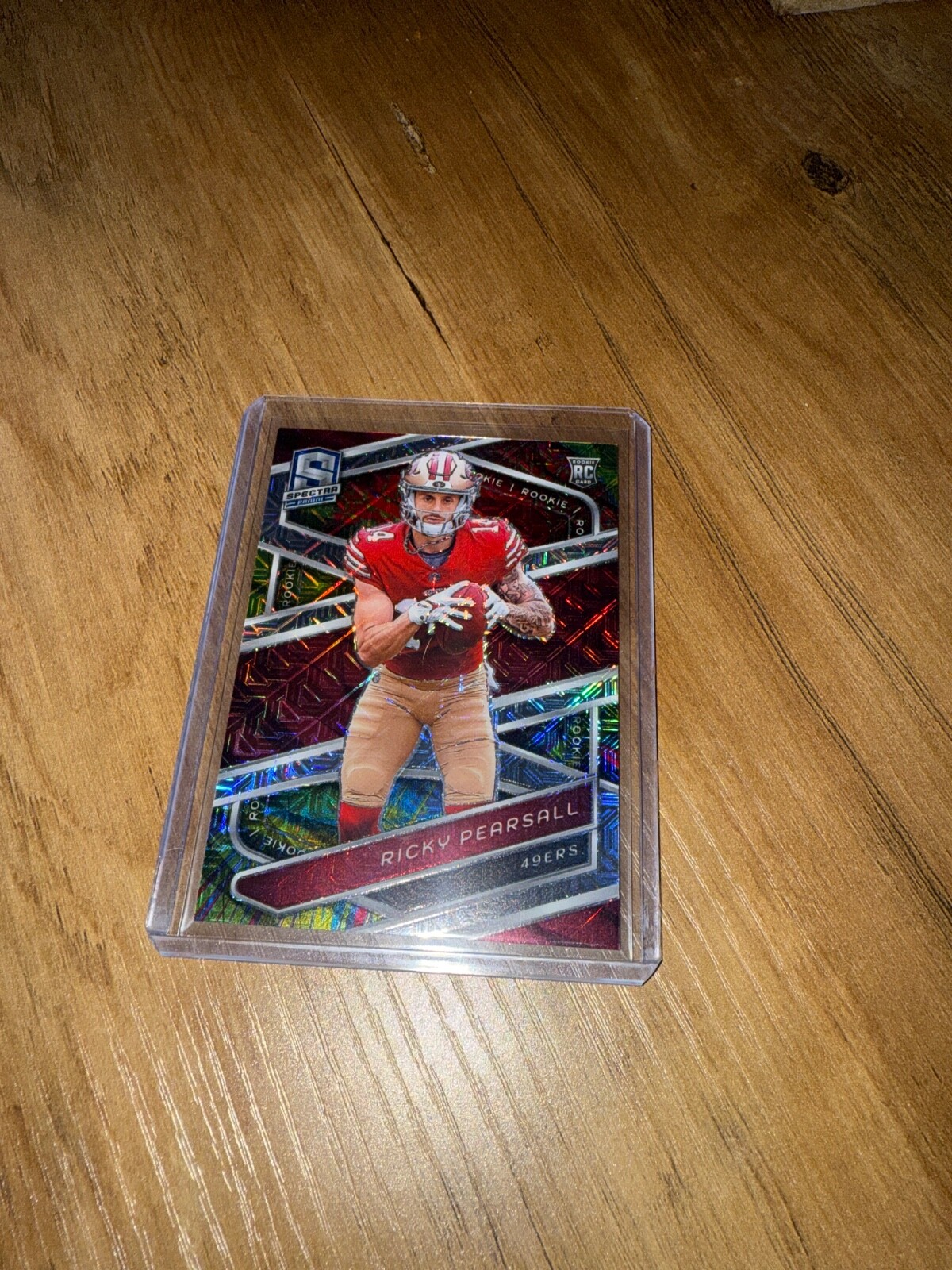 2024 Panini Spectra - Rookies Ricky Pearsall #124 Meta Prizm 14/25 jersey#