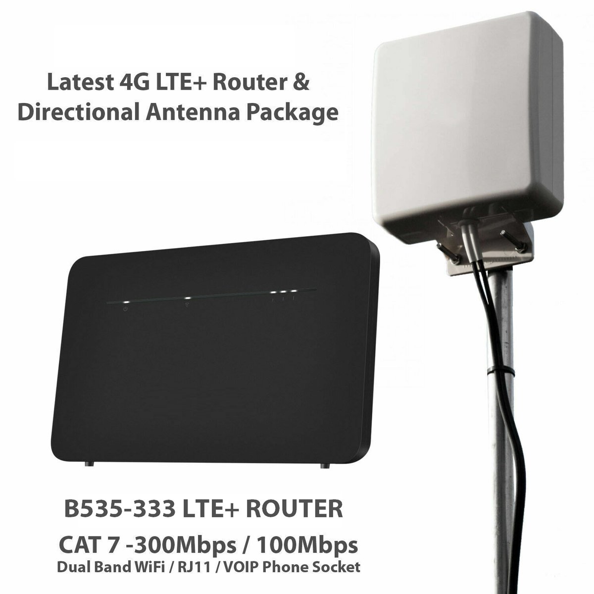 4G Router Directional 5G External Antenna Rural Broadband