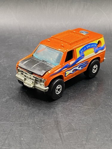 Hot Wheels 1982 Baja Breaker Orange w Blackwall Vintage Collectible Toy Van - Picture 2 of 7
